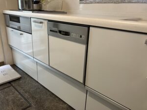 和歌山キッチン取付け隊　スライドオープン食洗機の取替　施工前